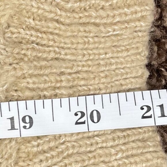 And Now This Women's Tan Silver Embellished Long Sleeve Sweater Cardigan XS - Picture 9 of 11